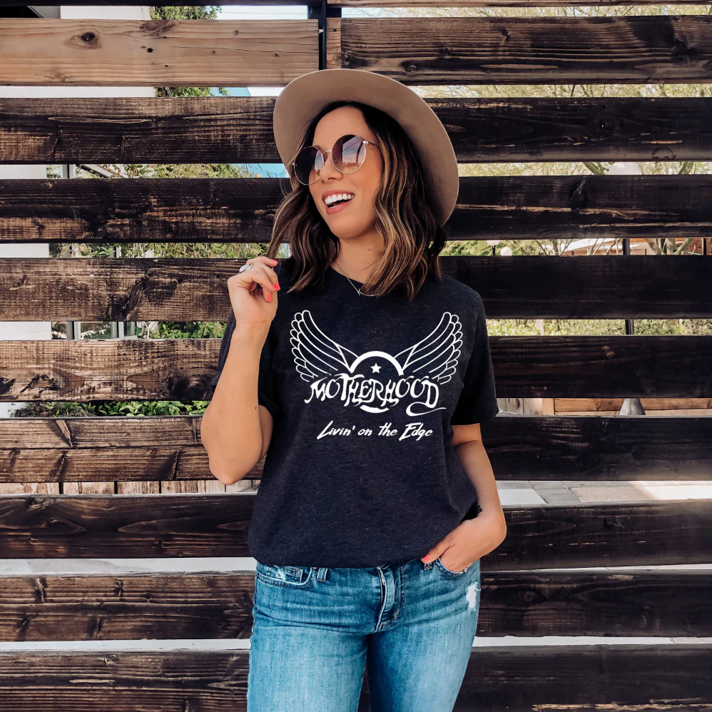 Aerosmith Mama Tee • Charcoal - Image 2