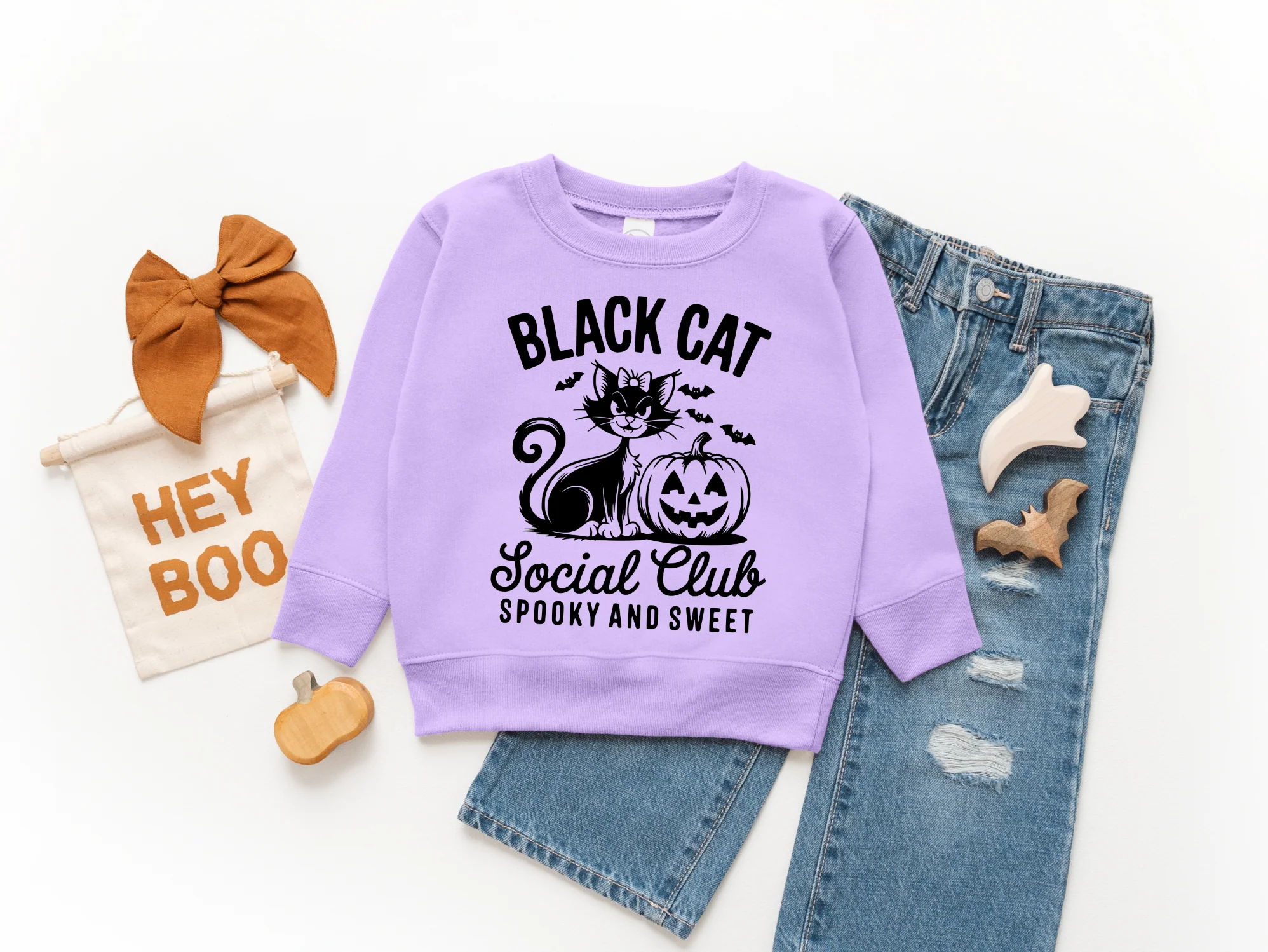 Black Cat Social Club • Kids Pullover - Image 2
