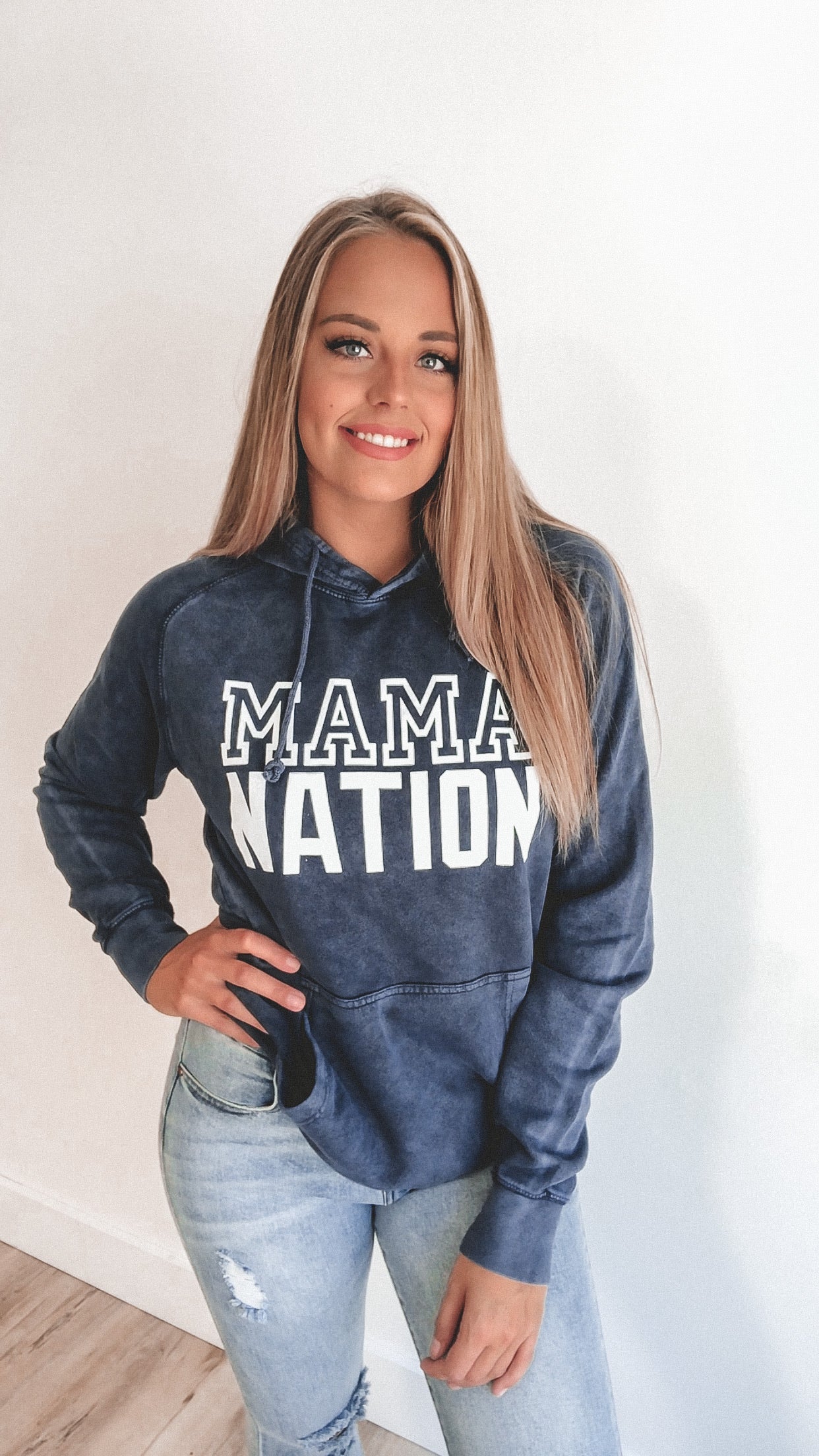 Mama Nation • Vintage Hoodie - Image 3