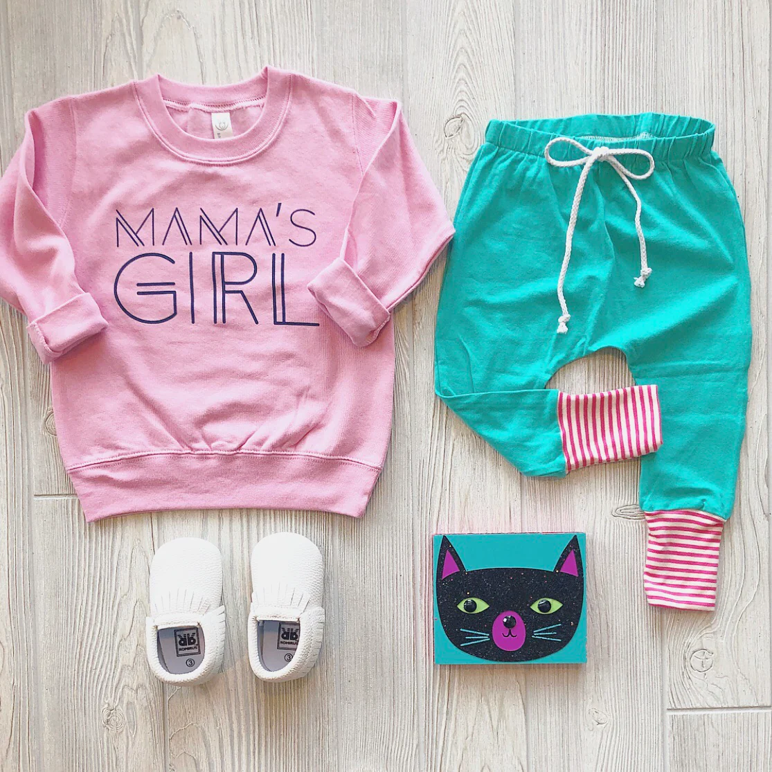 Mama's Girl Pullover • Light Pink - Image 2