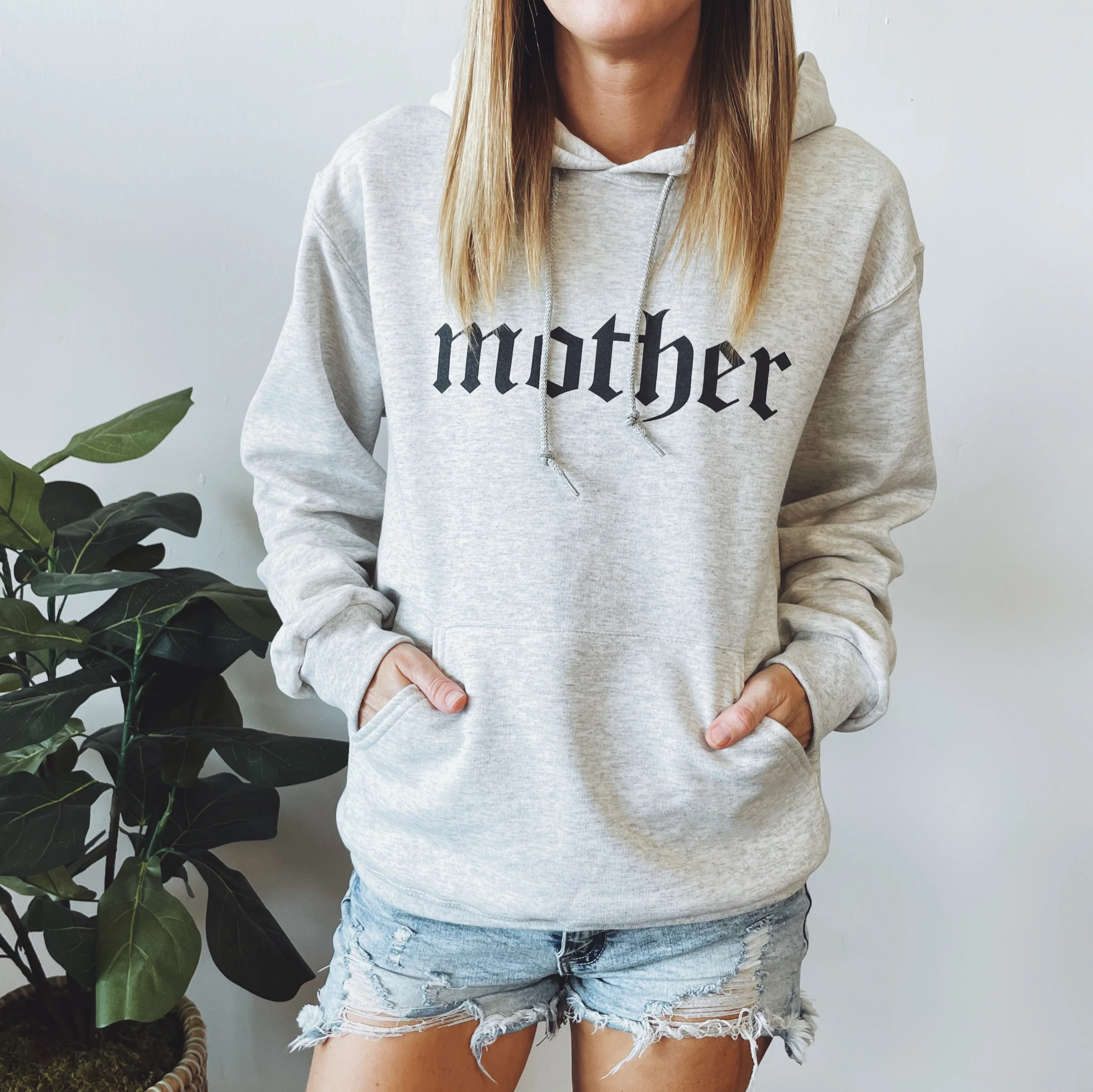 Mother Skull • Oatmeal Hoodie - Image 3