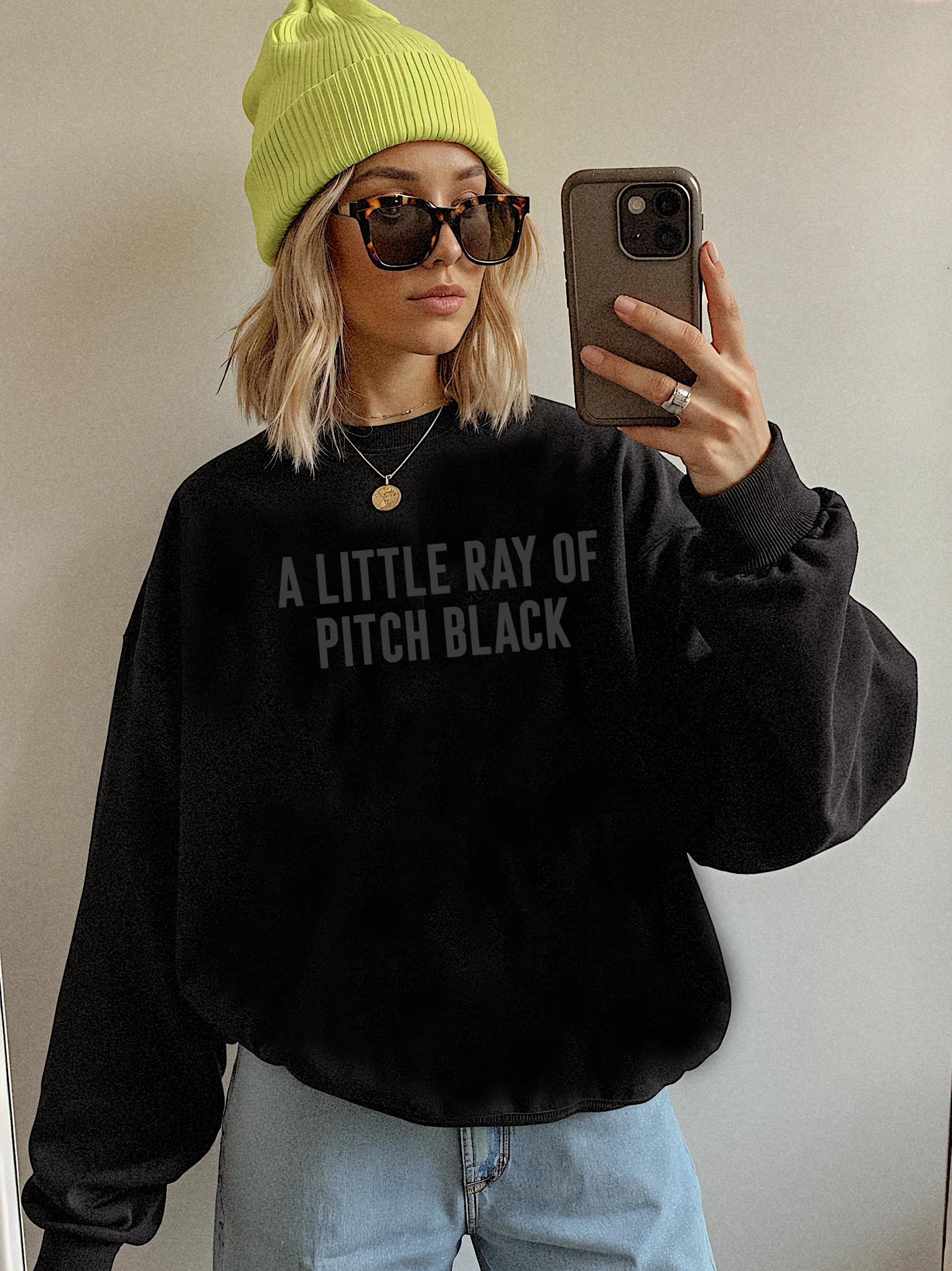 Pitch Black • Tonal Pullover - Image 5