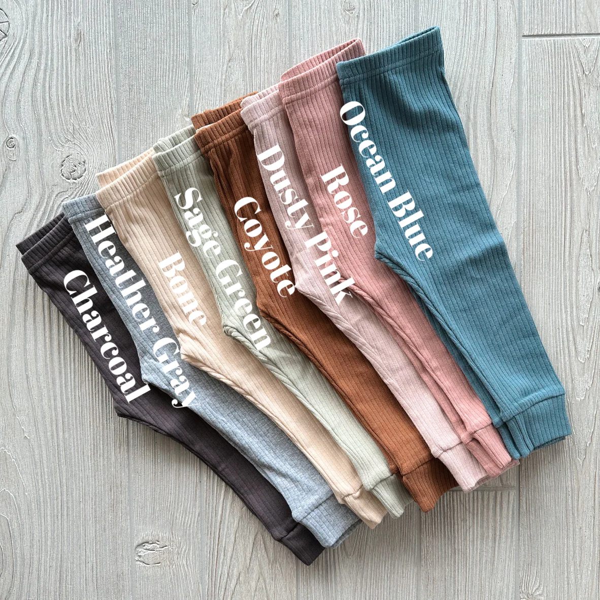 Ribbed Organic Cotton Leggings - Image 8