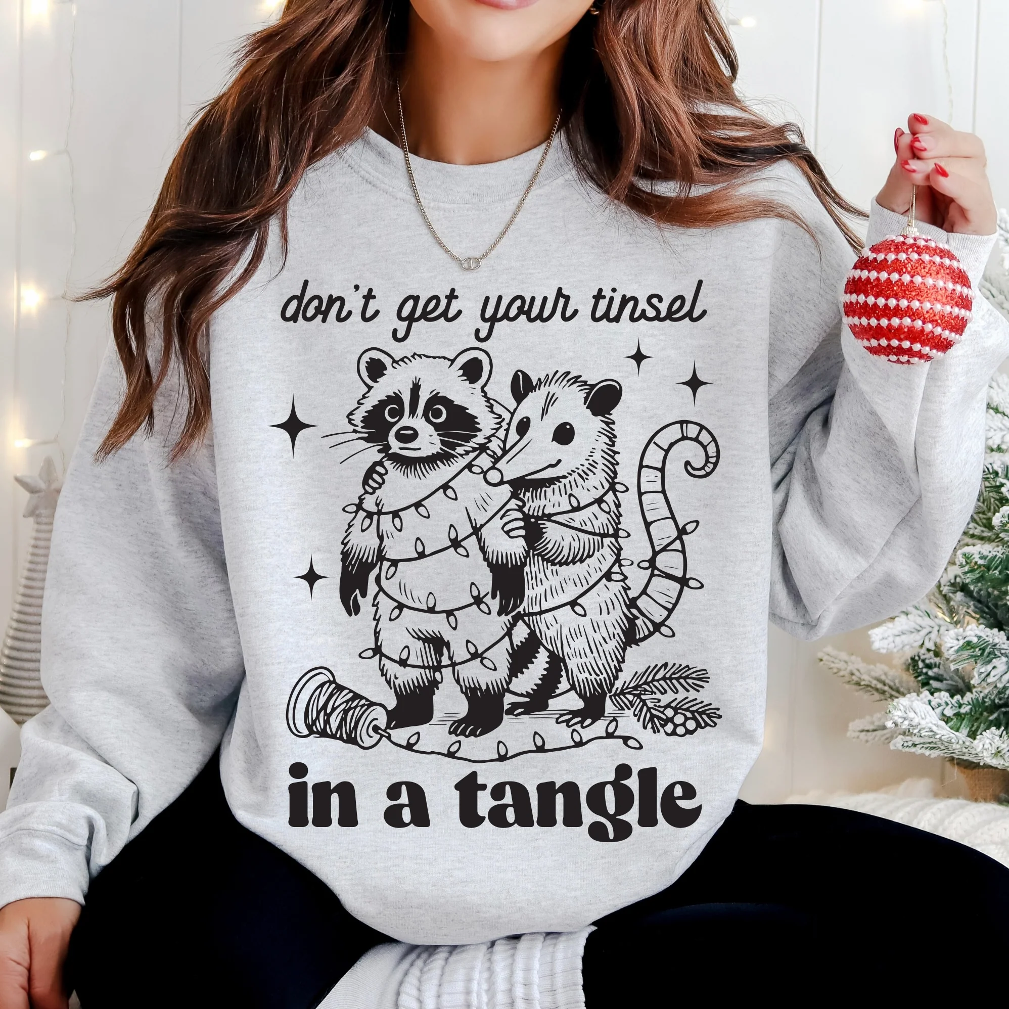 Tinsel in a Tangle • Ash Pullover